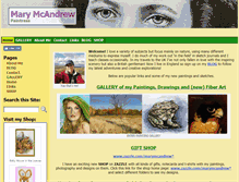 Tablet Screenshot of marymcandrew.com